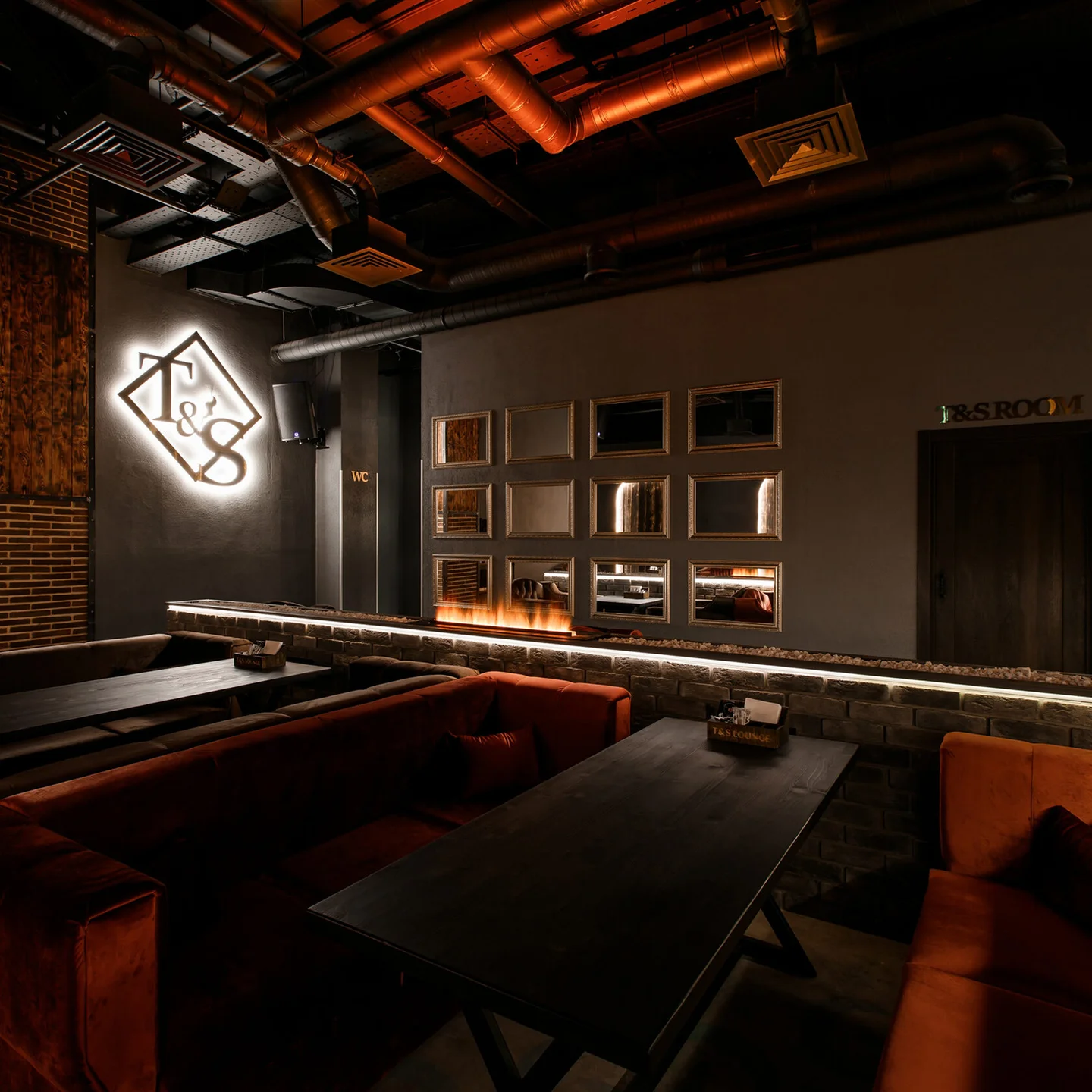 Детали пространства T&S Lounge